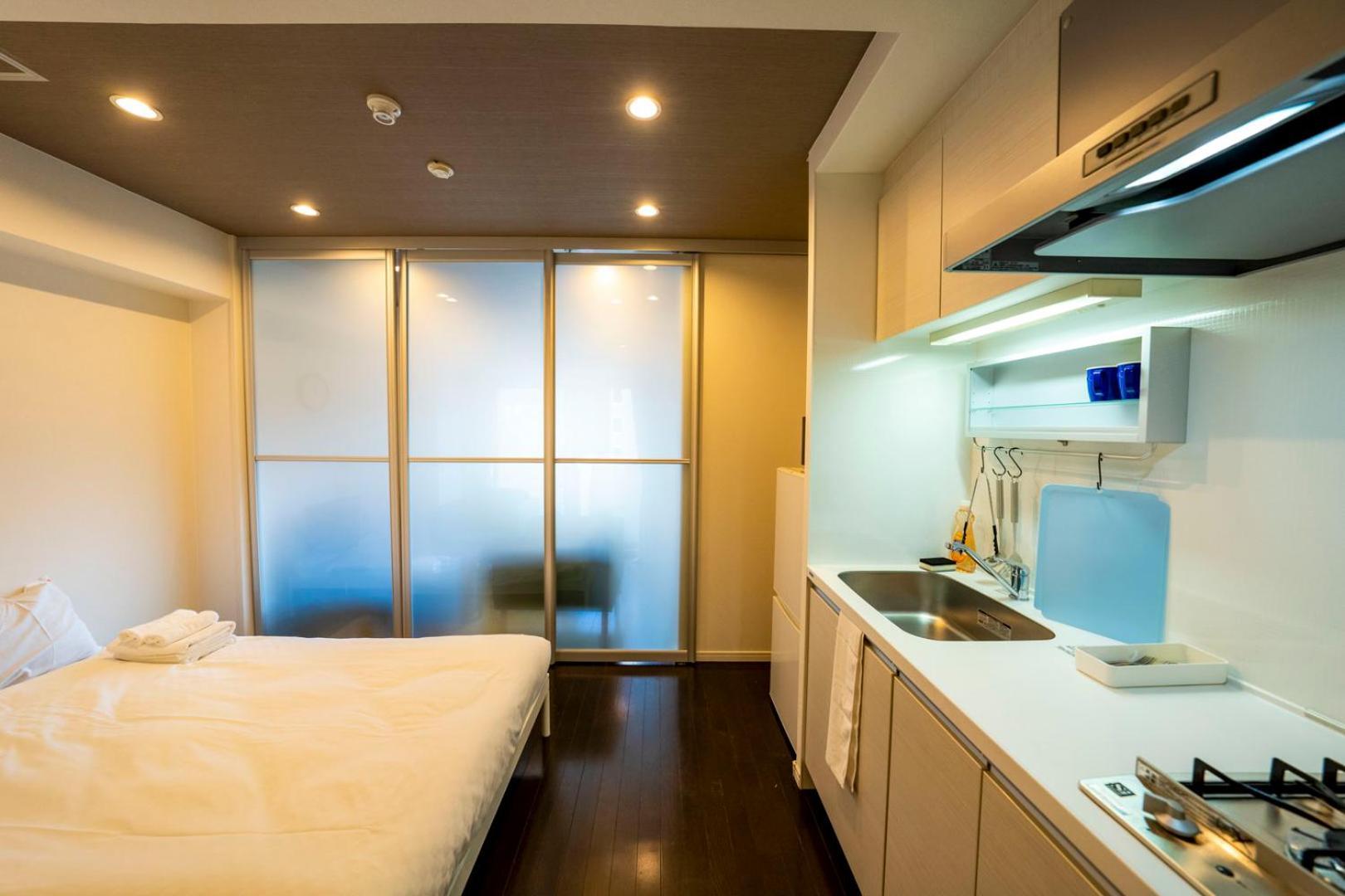 Sakimoto Residence Namba Minami Osaka Ruang foto